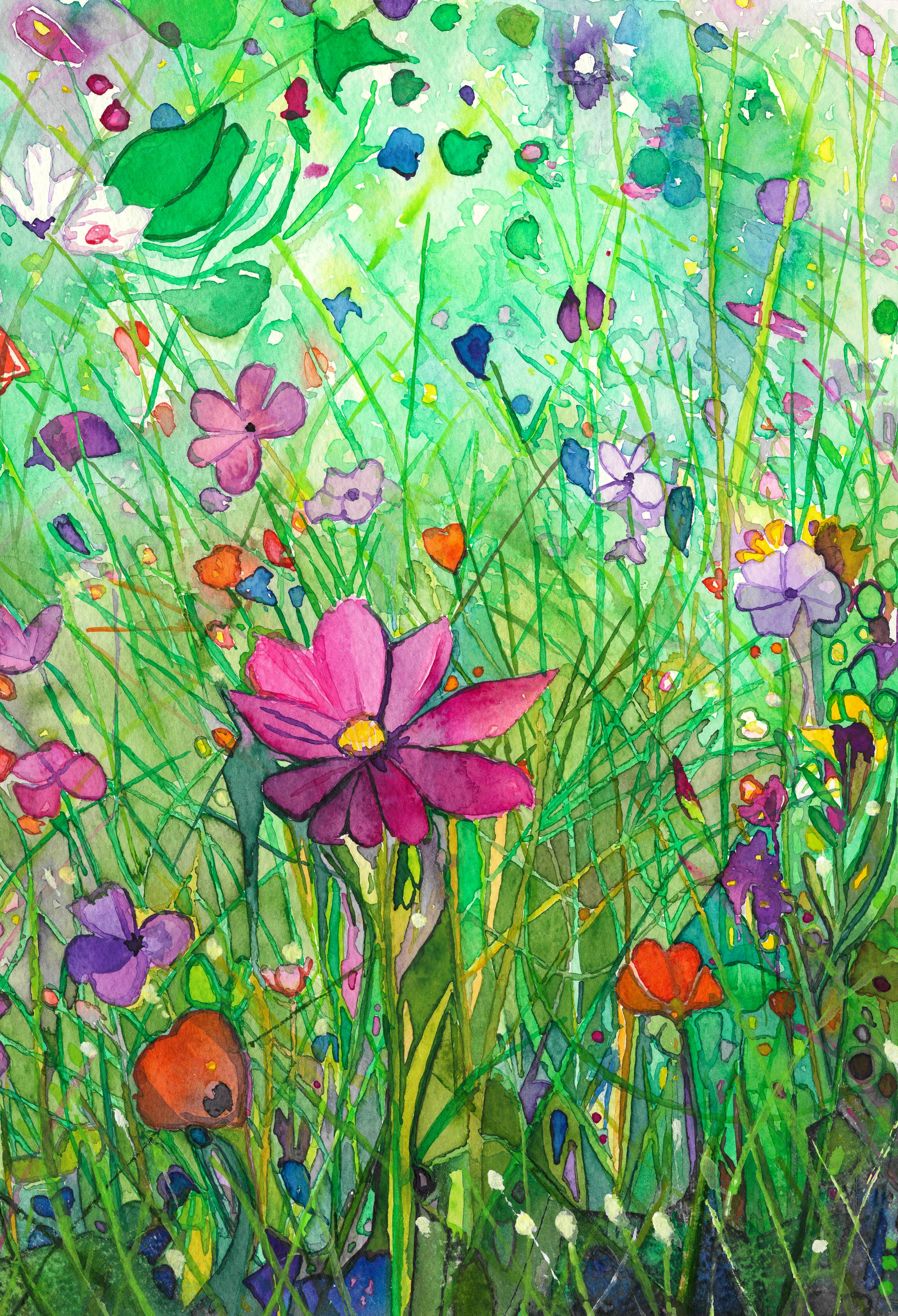 Large Spring Art Spring Gardens β Art By Shane.C